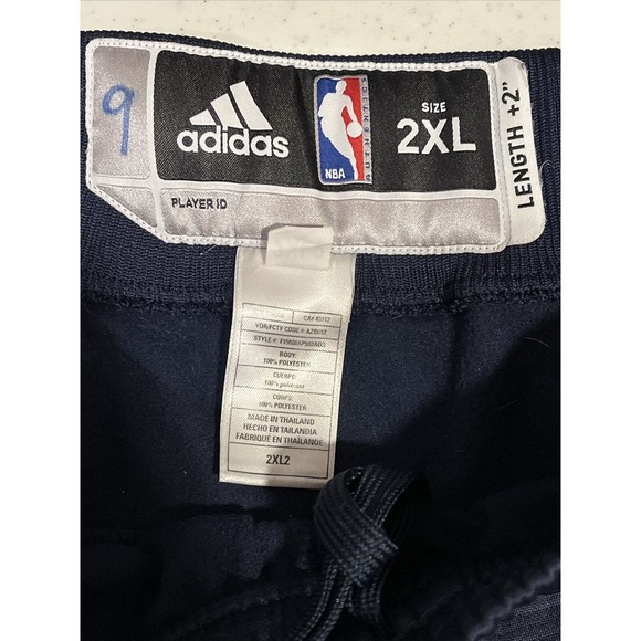 Washington Wizards Bullets DC NBA Adidas Team Warm Up Pants Full Side Snap 2XL+2 - Picture 4 of 9
